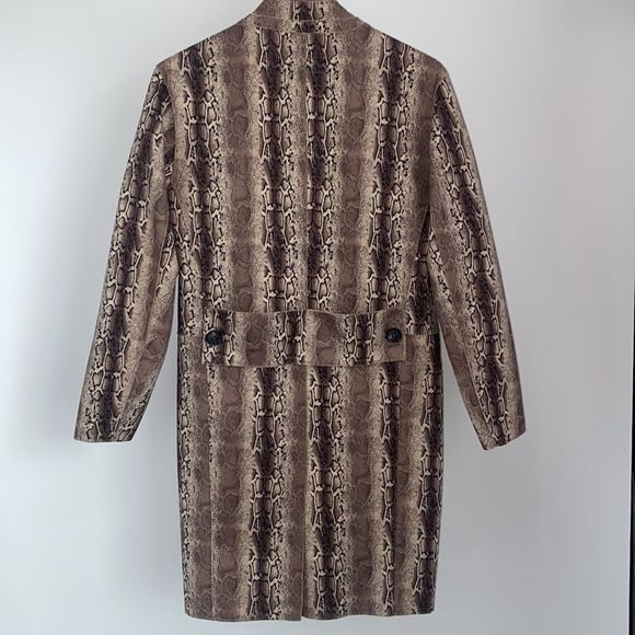 Anthropologie: Blank NYC Snake Charmer Snake Print Jacket - Picture 4 of 11